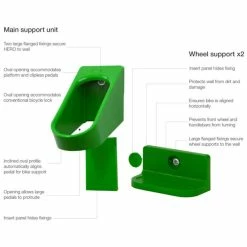 Cycloc Online På Bikester Cycloc Hero Cykelfäste Grön