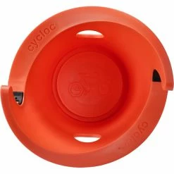 Framsida -Transport & Cykelförvaring Försäljningsbutik cycloc solo fahrradhalterung red orange 3