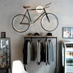 Framsida -Transport & Cykelförvaring Försäljningsbutik cycloc solo fahrradhalterung white 3