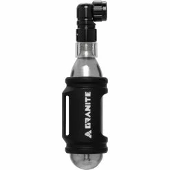 Granite Online På Bikester Granite Punk CO2-pump Med Silikonhylsa För 16g Burk Svart -Transport & Cykelförvaring Försäljningsbutik granite punk co2 inflator with silicone sleeve for 16g canister black 5