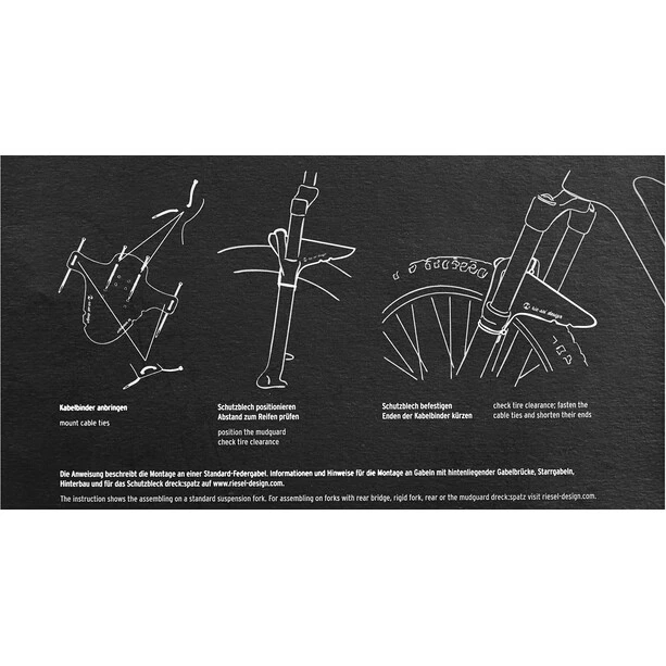 Riesel Design Online På Bikester Riesel Design Schlamm:PE Stänkskärm Fram 26-29" Grå/vit 2 Riesel Design Online På Bikester Riesel Design Schlamm:PE Stänkskärm Fram 26-29" Grå/vit - Bild 2