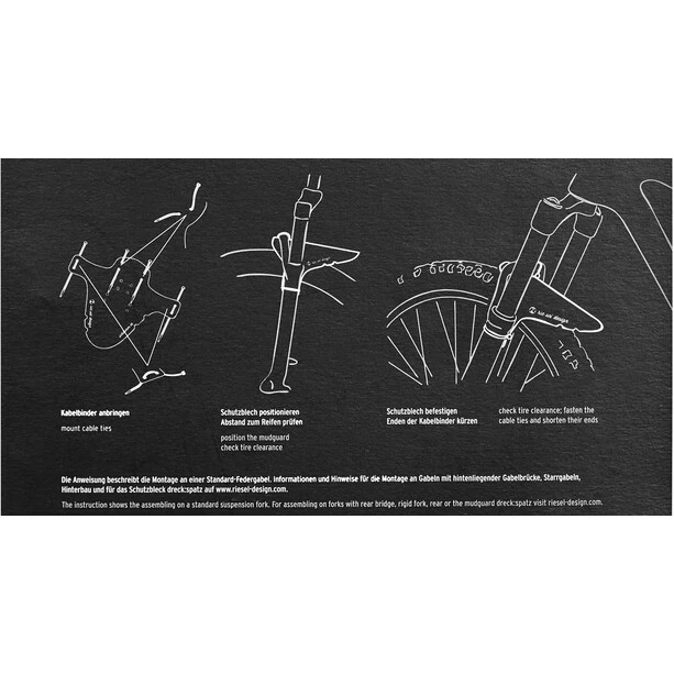 Riesel Design Online På Bikester Riesel Design Schlamm:PE Stänkskärm Fram 26-29" Flerfärgad 2 Riesel Design Online På Bikester Riesel Design Schlamm:PE Stänkskärm Fram 26-29" Flerfärgad - Bild 2