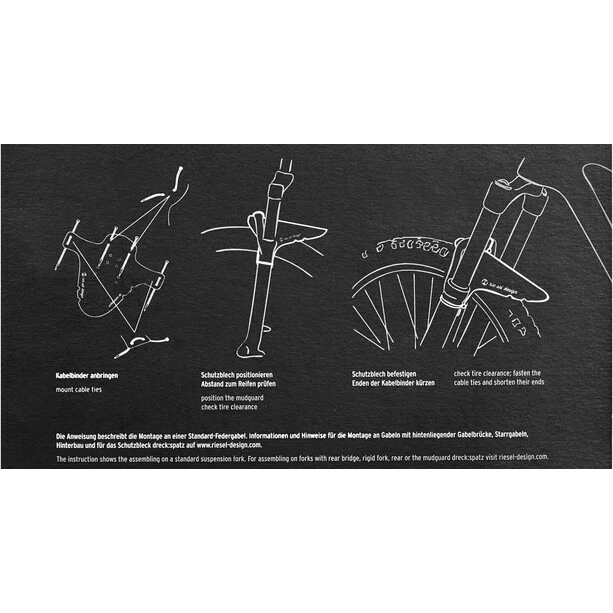 Riesel Design Online På Bikester Riesel Design Schlamm:PE Stänkskärm Fram 26-29" Svart/röd 2 Riesel Design Online På Bikester Riesel Design Schlamm:PE Stänkskärm Fram 26-29" Svart/röd - Bild 2